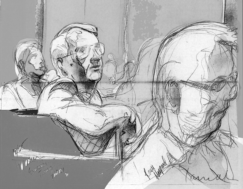 Sevrens and Shepard listen in court